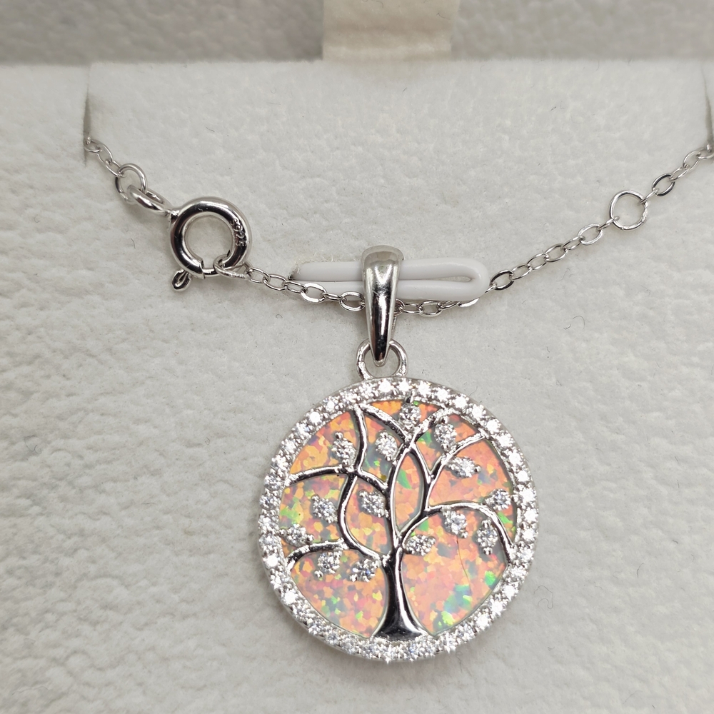 🌳 Silver S925 Tree of Life with Moissanite Gemstones ✨ - Picture 2 of 6